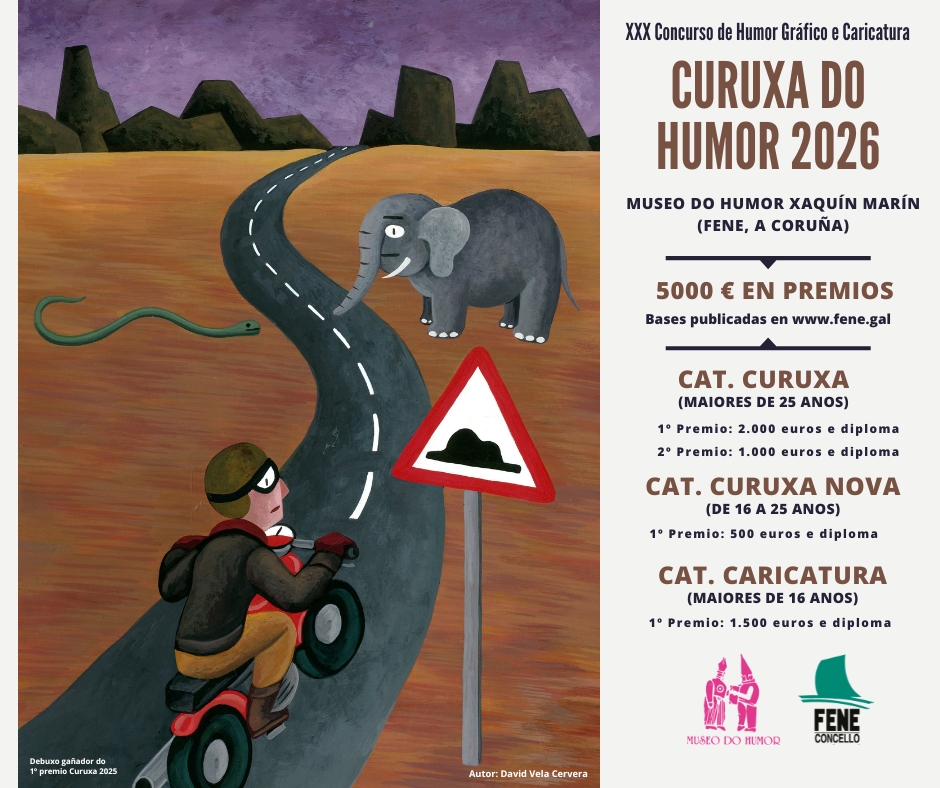 XXX Concurso de humor gráfico y caricatura «Curuxa do Humor 2026»