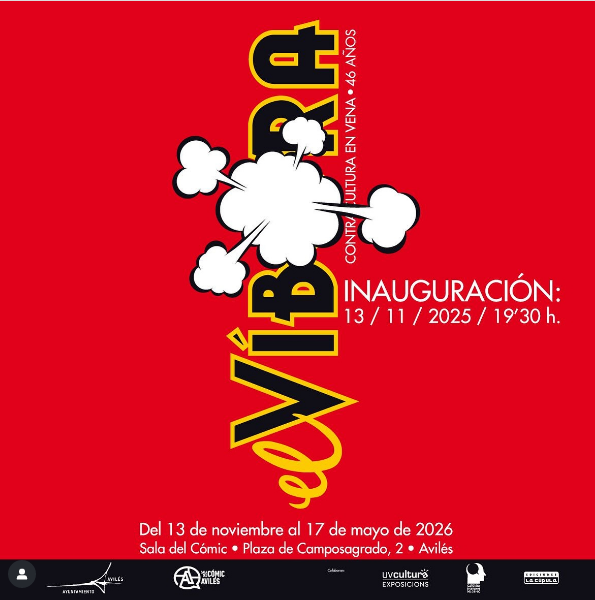 Exposición «El Víbora: 25 años de contracultura en viñetas»