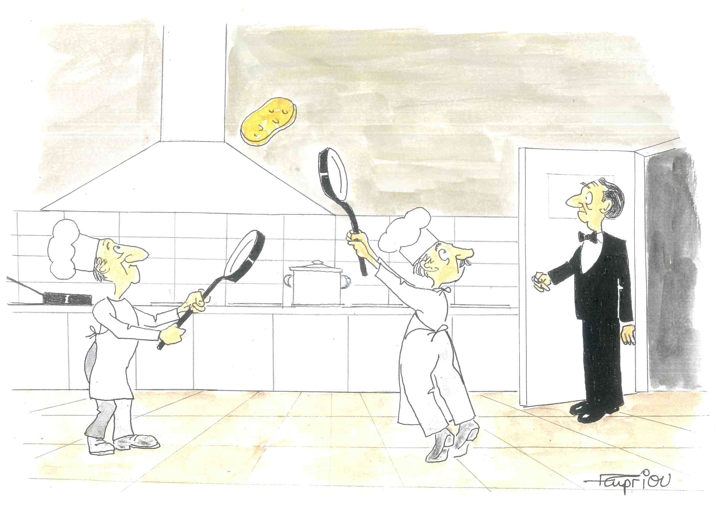 “Deporte en la cocina”, de Grigoris Georgiou, gana el primer premio del quinto Concurso Internacional de Humor Gráfico Deportivo “Deporte en la cocina”, de Grigoris Georgiou, gana el primer premio del quinto Concurso Internacional de Humor Gráfico Deportivo