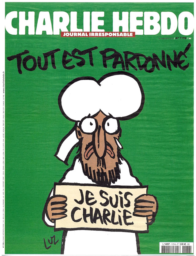 La revista satírica francesa Charlie Hebdo, guanyadora del premi Liberpress La revista satírica francesa Charlie Hebdo, guanyadora del premi Liberpress
