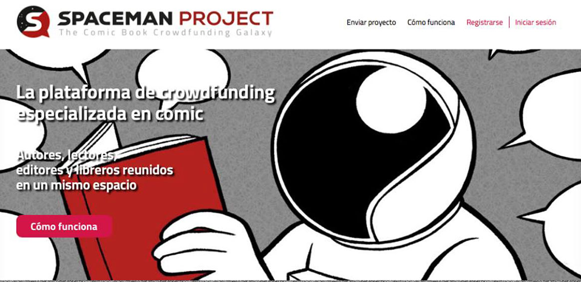 Spaceman Project, la plataforma de crowdfunding especializada en cómic Spaceman Project, la plataforma de crowdfunding especializada en cómic