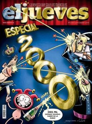 Recordamos un reportaje sobre “El Jueves“ celebrando la publicación de su número 2.000 Recordamos un reportaje sobre “El Jueves“ celebrando la publicación de su número 2.000