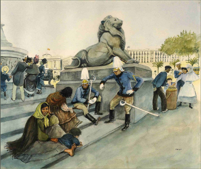 Exposición de Opisso en la Galería Pinós de Barcelona