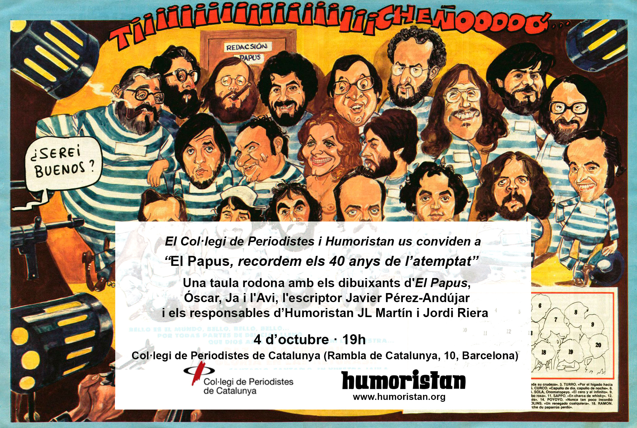 “ ′El Papus′, recordamos los 40 años del atentado “ “ ′El Papus′, recordamos los 40 años del atentado “