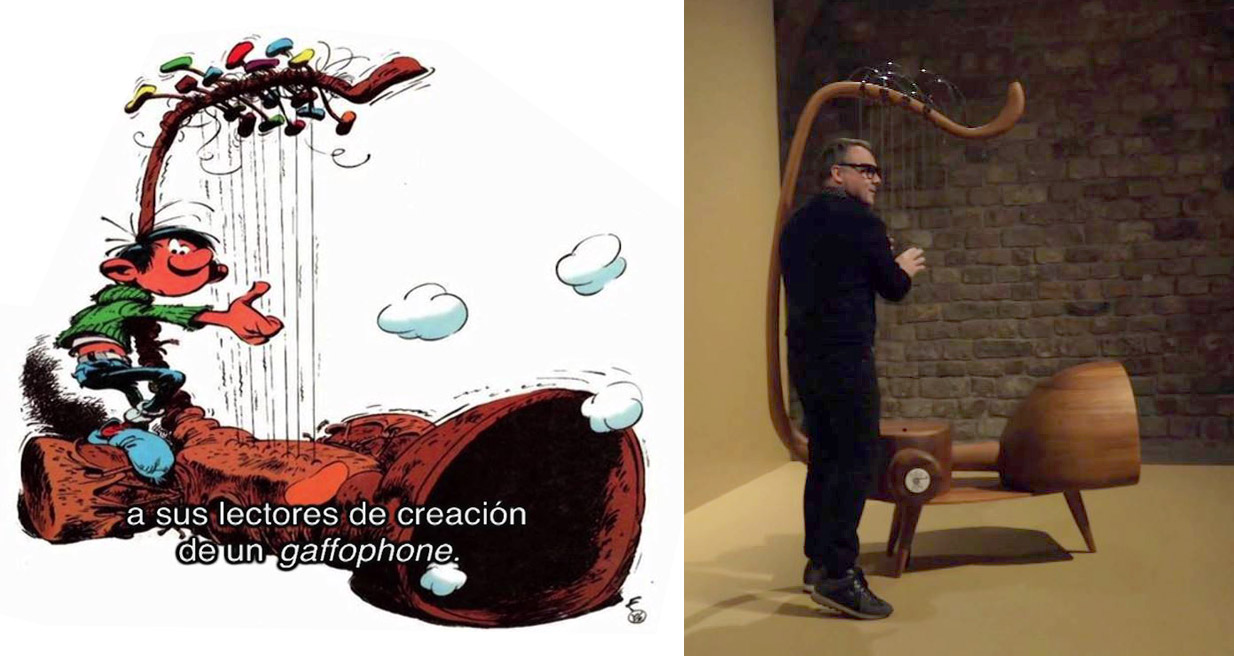 El gaffophone de Sergi Grapes visita Barcelona El gaffophone de Sergi Grapes visita Barcelona