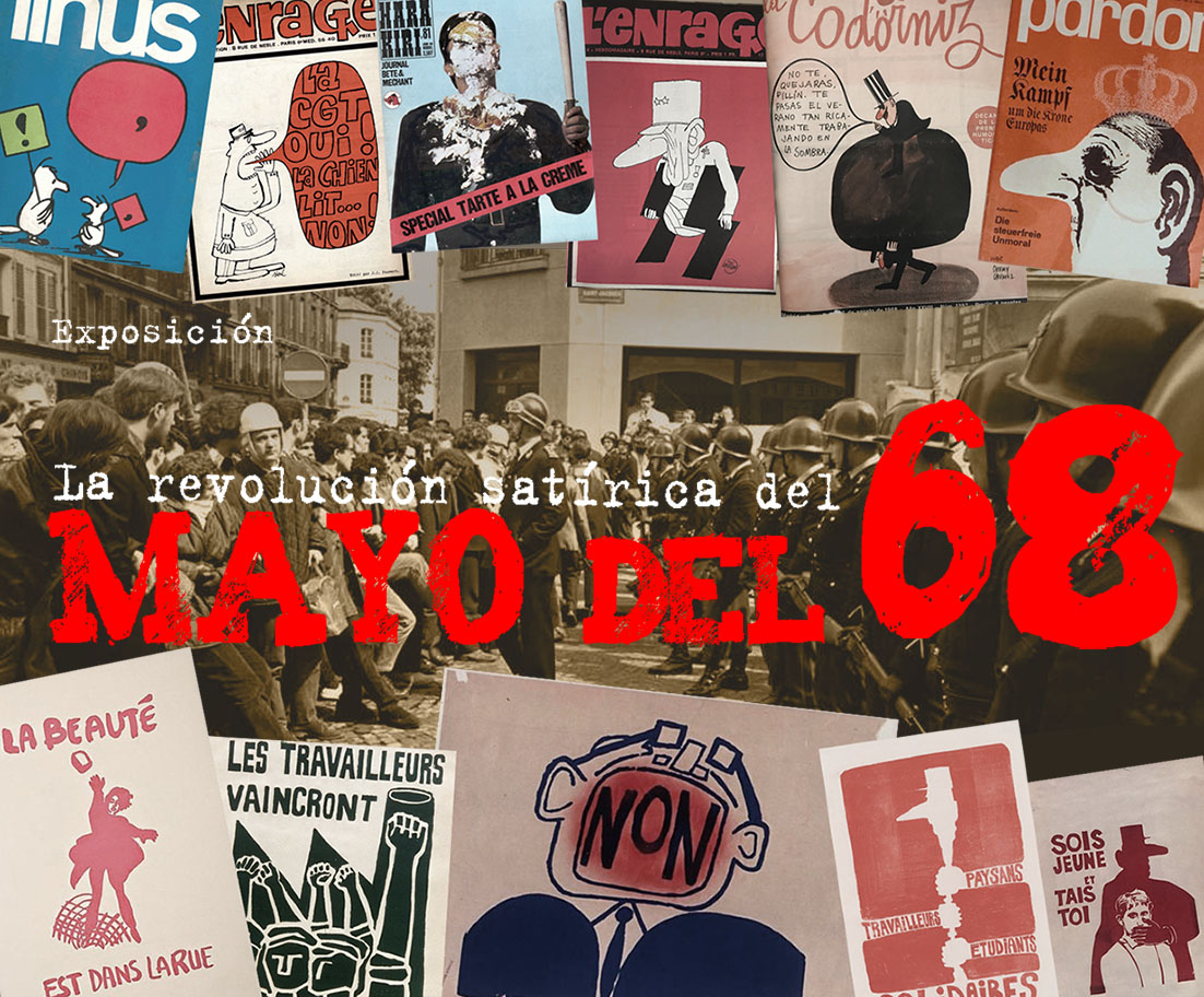 Nueva exposición: “La revolución satírica del Mayo del 68“ Nueva exposición: “La revolución satírica del Mayo del 68“