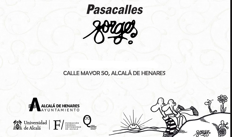 Las calles de Alcalá de Henares rinden homenaje a Forges Las calles de Alcalá de Henares rinden homenaje a Forges