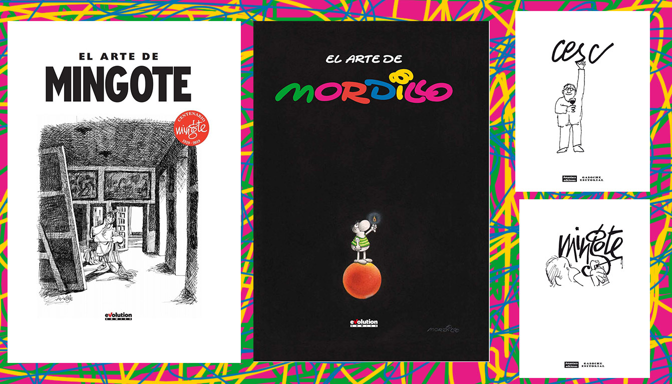 Nous llibres dedicats a l′humor de Mordillo i de Mingote