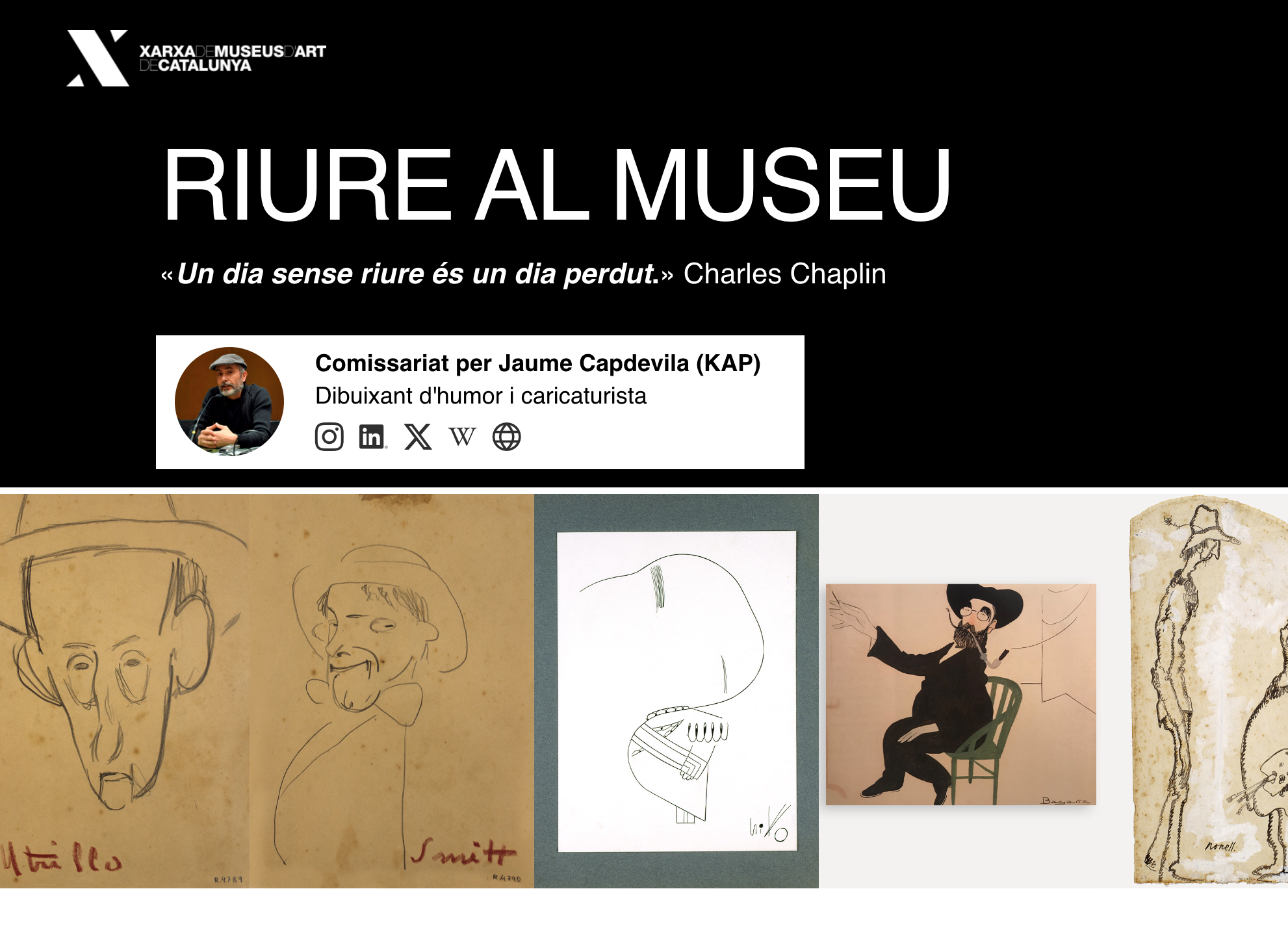 Exposición «Riure al Museu»