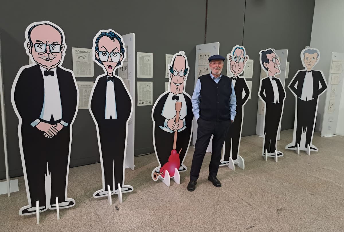 Exposición «40 años de Autonomía de Galicia en las caricaturas de Siro»
