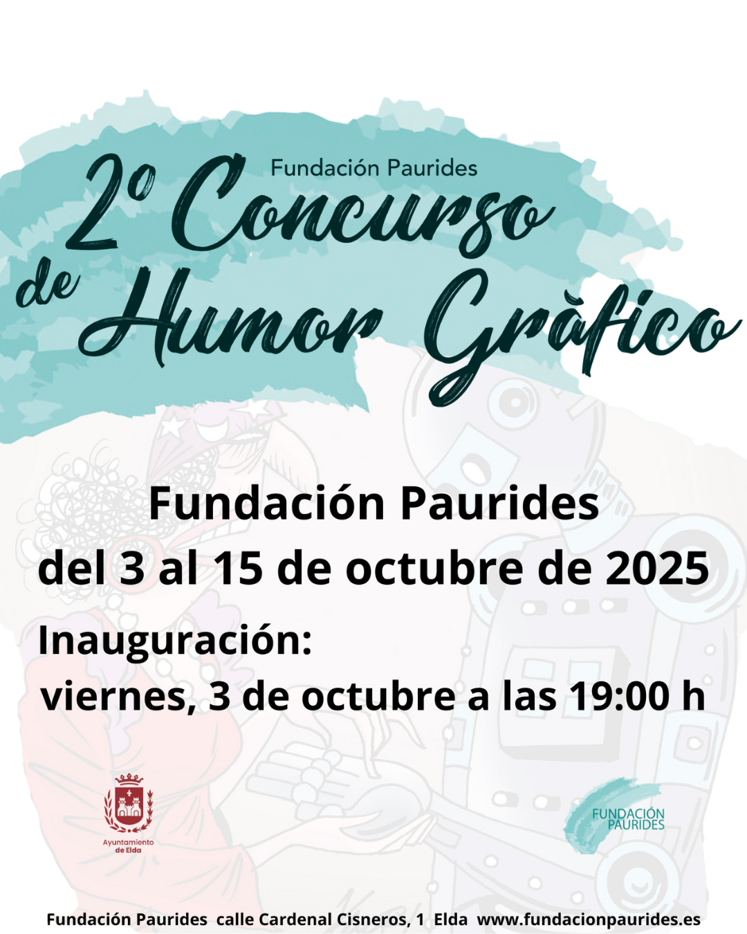 Exposición «Segundo Concurso de Humor Gráfico» de la Fundación Paurides