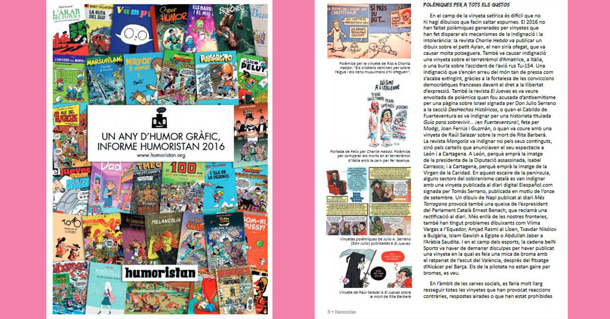 Un any d′humor gràfic, informe Humoristan 2016 