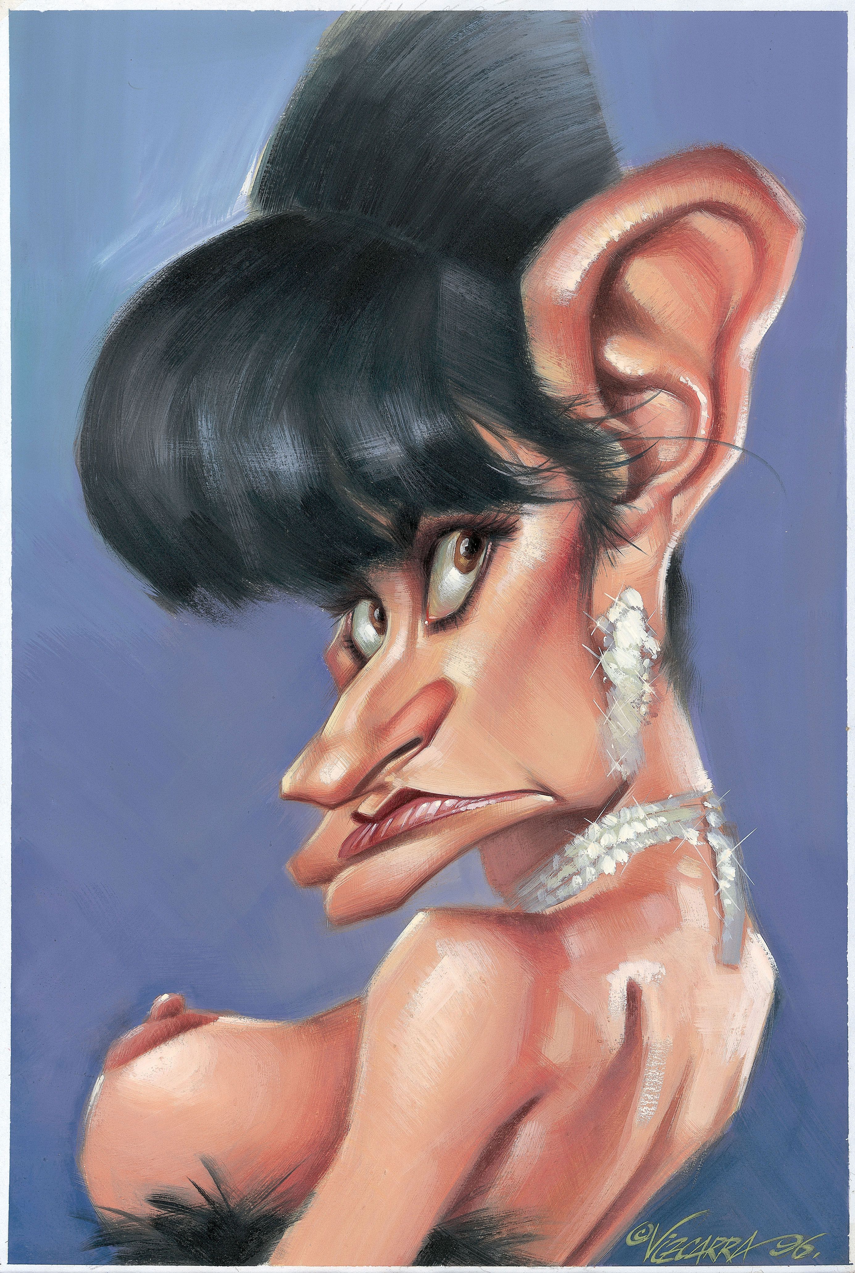 Caricatura de la Demi Moore