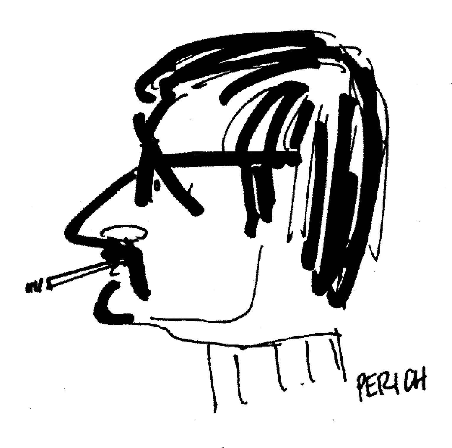 Autocaricatura de Perich
