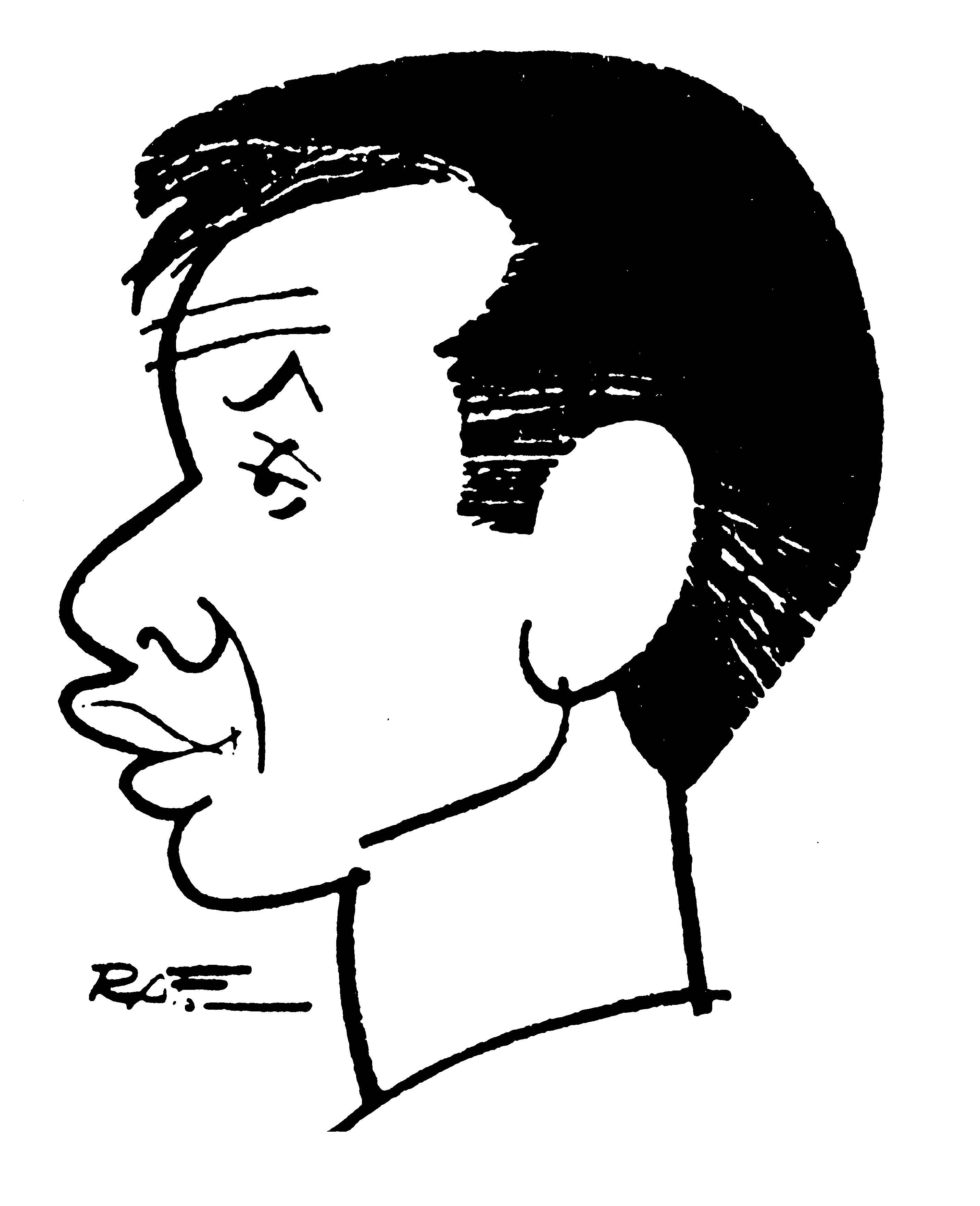 Autocaricatura del Raf