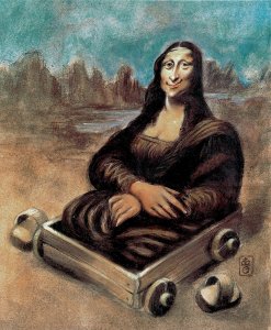 Ilustración de La Gioconda