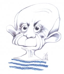 Caricatura de Pablo Picasso