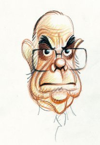 Caricatura de Camilo José Cela