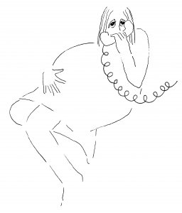 Núria Pompeia sola ante el peligro