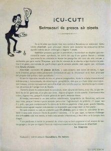 ¡Cu-Cut! Sátira política en tiempos revueltos 1902-1912