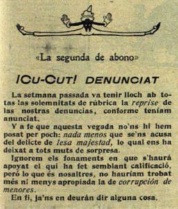¡Cu-Cut! Sàtira política en temps trasbalsats 1902-1912