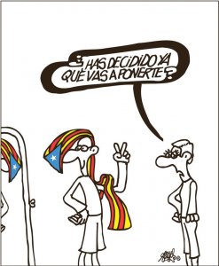 Catalunya, así lo ven los humoristas gráficos