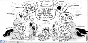 Catalunya, así lo ven los humoristas gráficos