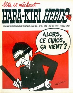 La revolución satírica del mayo del 68