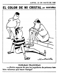 La revolución satírica del mayo del 68