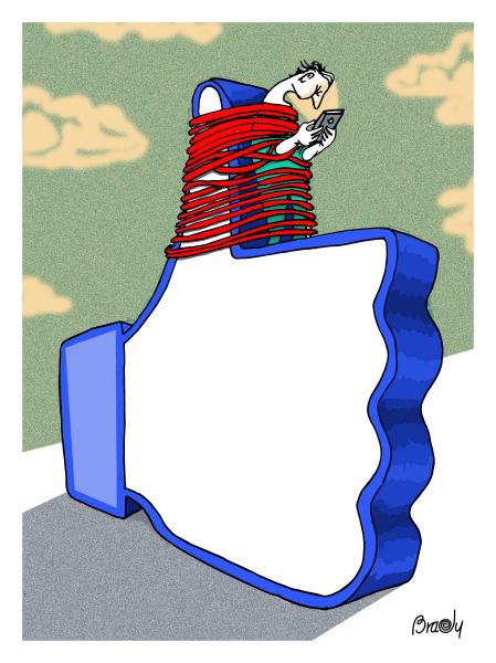 8è Concurs d’humor gràfic Gin. Atents a les seves pantalles