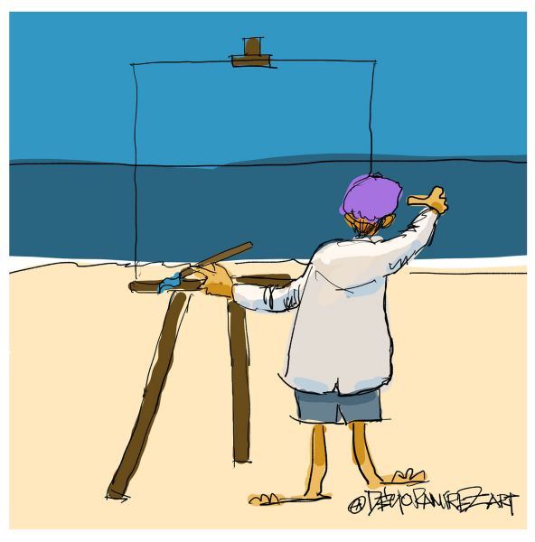 8è Concurs d’humor gràfic Gin. Atents a les seves pantalles