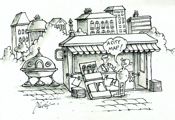 8è Concurs d’humor gràfic Gin. Atents a les seves pantalles