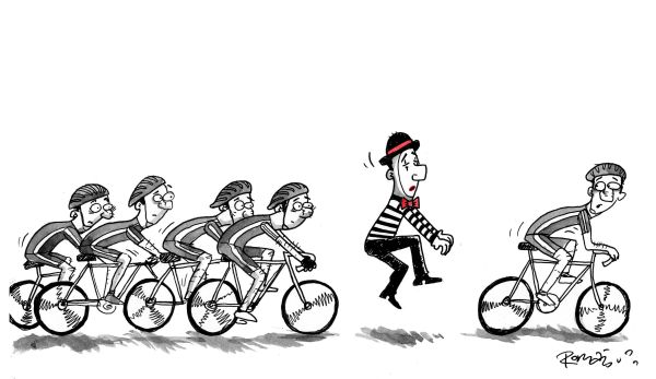 8è Concurs d’humor gràfic Gin. Atents a les seves pantalles