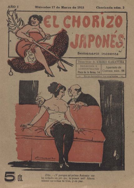 Humor verde 1869-1938 viñetas eróticas en la prensa española