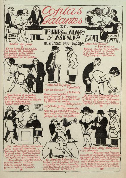 Humor verde 1869-1938 viñetas eróticas en la prensa española