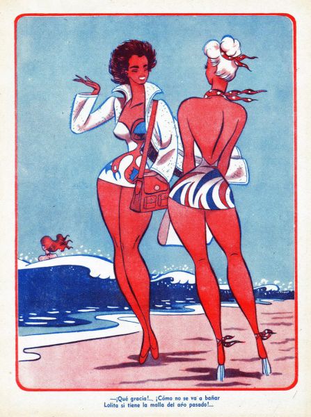 Humor verde 1946-2020 Viñetas eróticas en la prensa española