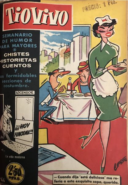 Humor verde 1946-2020 Viñetas eróticas en la prensa española