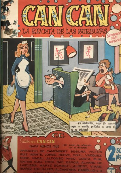 Humor verde 1946-2020 Viñetas eróticas en la prensa española